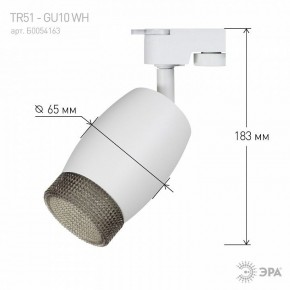 Светильник на штанге Эра  TR51 - GU10 WH в Урае - uray.ok-mebel.com | фото 4