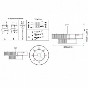 Светильник на штанге Imperiumloft RH Marais Round Chandelier 40,2668 в Урае - uray.ok-mebel.com | фото 11