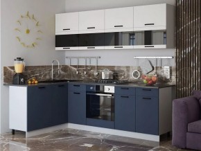 ТЕХНО Кухонный гарнитур угловой 2,4х1,6 м Компоновка №4 в Урае - uray.ok-mebel.com | фото 2