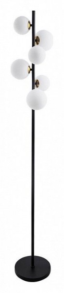 Торшер Arte Lamp Gemini A2243PN-6BK в Урае - uray.ok-mebel.com | фото