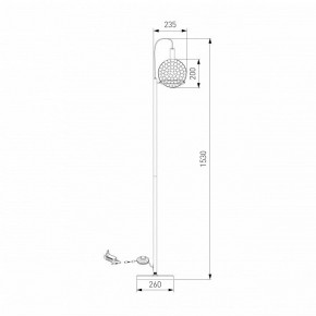 Торшер Eurosvet Gemini 80492/1 черный в Урае - uray.ok-mebel.com | фото 4