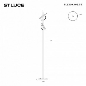 Торшер ST-Luce LILT SL6210.405.02 в Урае - uray.ok-mebel.com | фото 2