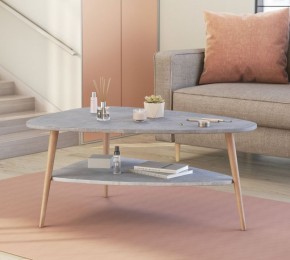 ТРИО Стол журнальный (бетон) в Урае - uray.ok-mebel.com | фото