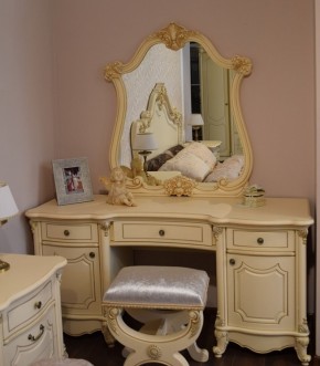 Туалетный стол Мона Лиза БЕЗ Зеркала (крем) в Урае - uray.ok-mebel.com | фото 4