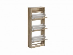 Тумба ОРИОН с тремя полками для обуви, цвет Дуб Сонома в Урае - uray.ok-mebel.com | фото 2