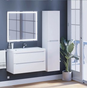 Тумба под раковину Uperwood Tanos 100 см, подвесная, белая матовая в Урае - uray.ok-mebel.com | фото 11