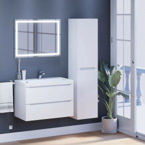 Тумба под раковину Uperwood Tanos 80 см, подвесная, белая матовая в Урае - uray.ok-mebel.com | фото 11