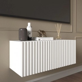 Тумба подвесная под ТВ LINES MTV1-MA 750 Белый матовый (Белый-M 10.1.2) в Урае - uray.ok-mebel.com | фото