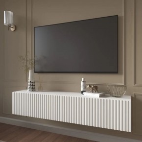 Тумба подвесная под ТВ LINES MTV1-MA 750 Белый матовый (Белый-M 10.1.2) в Урае - uray.ok-mebel.com | фото 9