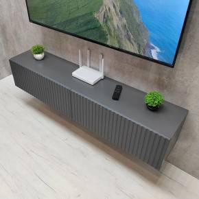 Тумба подвесная под ТВ LINES MTV1-MA 750 Темно-серый (Графит-M 10.1.25) в Урае - uray.ok-mebel.com | фото 11