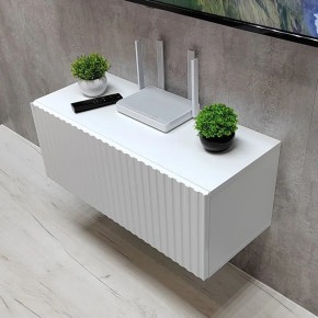 Тумба подвесная под ТВ LINES MTV3-MA 900 Белый матовый (Белый-M 10.1.2) в Урае - uray.ok-mebel.com | фото 8