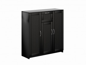 Тумба СИРИУС трехдверная с одним ящиком, цвет Дуб Венге в Урае - uray.ok-mebel.com | фото