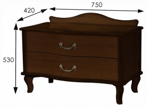 Тумбочка Джульетта Л в Урае - uray.ok-mebel.com | фото 3