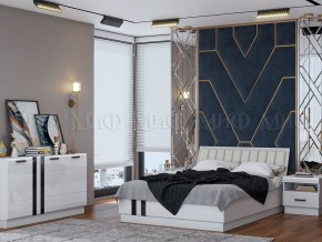 МАГНОЛИЯ Тумбы (комплект 2 шт) Белый глянец/Белый в Урае - uray.ok-mebel.com | фото 3
