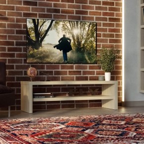 ТВ-тумба Энкель ТВ12, тамбурат, цвет дуб беленый в Урае - uray.ok-mebel.com | фото 4