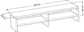 ТВ-тумба Энкель ТВ16, тамбурат, цвет дуб беленый в Урае - uray.ok-mebel.com | фото 3