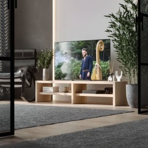 ТВ-тумба Энкель ТВ16, тамбурат, цвет дуб беленый в Урае - uray.ok-mebel.com | фото 4