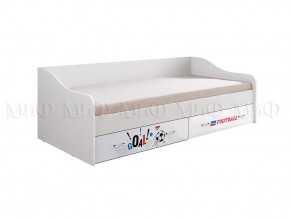 ВЕГА NEW Boy  Кровать 900 с настилом ЛДСП (белый глянец с фотопечатью/белый) в Урае - uray.ok-mebel.com | фото