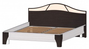 ВЕРОНА Кровать 1600 с основанием (Венге/Анкор светлый) в Урае - uray.ok-mebel.com | фото