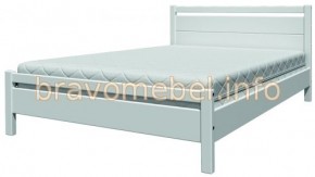 ВЕРОНИКА-1 Кровать из массива 900 (Белый Античный) в Урае - uray.ok-mebel.com | фото