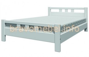 ВЕРОНИКА-2 Кровать из массива 900 (Белый античный) в Урае - uray.ok-mebel.com | фото