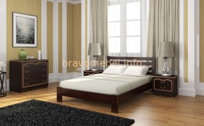 ВЕРОНИКА Кровать из массива 1200 в Урае - uray.ok-mebel.com | фото 5