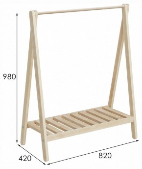 Вешалка гардеробная Стойка низкая в Урае - uray.ok-mebel.com | фото 11