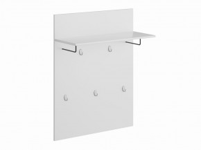 Вешалка СИРИУС настенная с полкой, цвет белый в Урае - uray.ok-mebel.com | фото 2