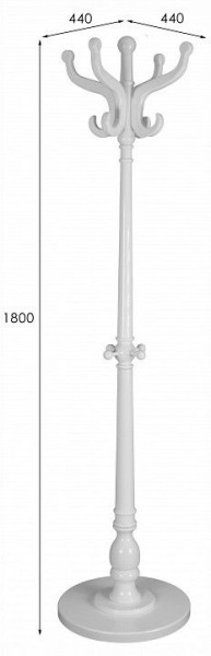 Вешалка-стойка В 1Н в Урае - uray.ok-mebel.com | фото 7