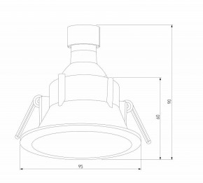 Встраиваемый светильник Elektrostandard Side 25059/01 в Урае - uray.ok-mebel.com | фото 6