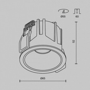 Встраиваемый светильник Maytoni Alfa LED DL043-01-10W3K-RD-W-1 в Урае - uray.ok-mebel.com | фото 10