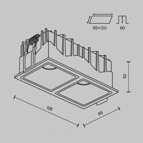 Встраиваемый светильник Maytoni Alfa LED DL043-02-10W3K-SQ-W-1 в Урае - uray.ok-mebel.com | фото 10