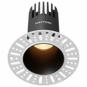Встраиваемый светильник Maytoni Dip DL120-10W-2.7K-TRS-B в Урае - uray.ok-mebel.com | фото
