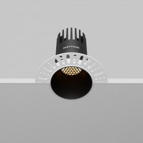 Встраиваемый светильник Maytoni Dip DL120-10W-2.7K-TRS-B в Урае - uray.ok-mebel.com | фото 7