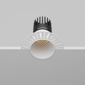Встраиваемый светильник Maytoni Dip DL120-10W-2.7K-TRS-W в Урае - uray.ok-mebel.com | фото 8