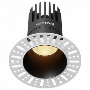 Встраиваемый светильник Maytoni Dip DL122-15W-2.7K-TRS-B в Урае - uray.ok-mebel.com | фото