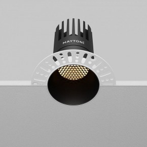 Встраиваемый светильник Maytoni Dip DL122-15W-2.7K-TRS-B в Урае - uray.ok-mebel.com | фото 7