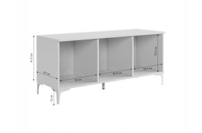 ЗЕФИР Гостиная К1 (белое дерево/белый муар) в Урае - uray.ok-mebel.com | фото 4