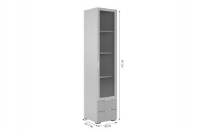 ЗЕФИР Гостиная К1 (белое дерево/белый муар) в Урае - uray.ok-mebel.com | фото 5