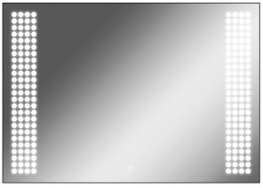 Зеркало Cosmo 100 black с подсветкой Sansa (SC1047Z) в Урае - uray.ok-mebel.com | фото