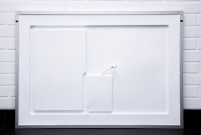 Зеркало Even 100 alum (линза) с подсветкой Sansa (SEL1028Z) в Урае - uray.ok-mebel.com | фото 3
