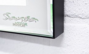 Зеркало Even 100 black с подсветкой Sansa (SE1052Z) в Урае - uray.ok-mebel.com | фото 3