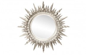 Зеркало круглое серебро (1810(1) в Урае - uray.ok-mebel.com | фото 1