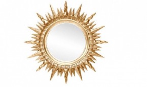 Зеркало круглое золото (1810(1) в Урае - uray.ok-mebel.com | фото 1